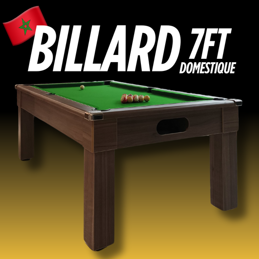 billard 7ft domestique avec accessoires  - la table de billard la moins cher au maroc